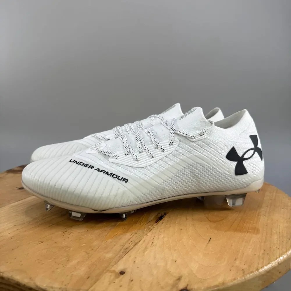 Under Armour Shadow Elite 2.0‎ FG Mens Size 13 Soccer Cleats White 3027239-105